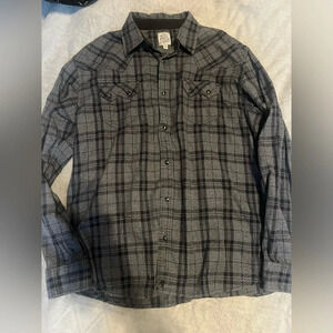 Men’s size extra large western long sleeve button down flannel shirt